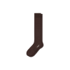 Bombas Ribbed Dress Knee High Socks In Brown