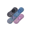 Bombas Lightweight No Show Sock 4-pack In Aqua Pink Mix