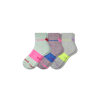 Bombas All-purpose Performance Quarter Sock 3-pack In Plum Aloe Mix