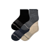 Bombas Merino Wool Blend Quarter Sock 4-pack In Mixed