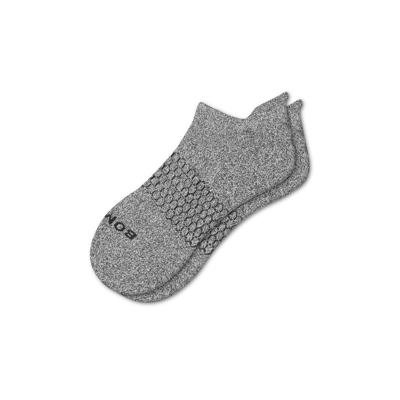 Bombas Marl Ankle Socks In Marled Light Charcoal