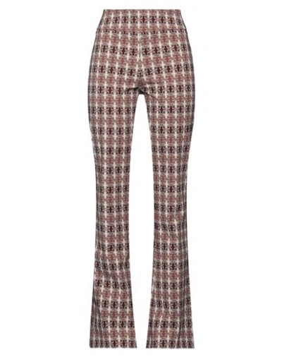 Rrd Woman Pants Plum Size 6 Polyamide, Elastane, Polyester In Purple