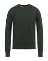 Armani Exchange Man Sweater Dark Green Size S Cotton, Cashmere, Polyamide, Elastane