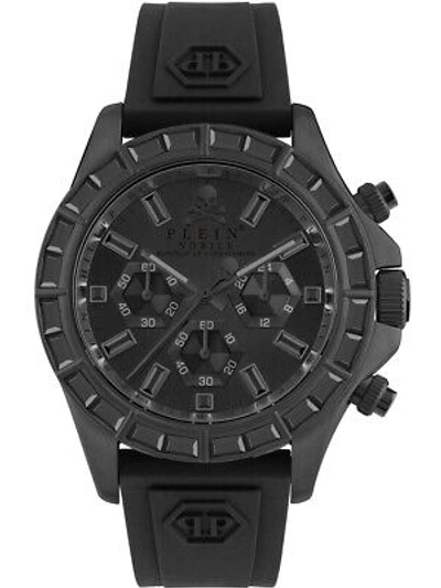 Pre-owned Philipp Plein Pwvaa0423 Street Couture Chronograph Mens Watch