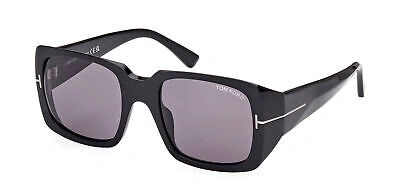 Pre-owned Tom Ford Ryder-02 Ft 1035-n Black/ Grey 51/20/135 Women Sunglasses In Gray