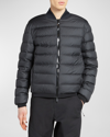 Moncler Oise Recycled Micro Ripstop Down Jacket In Black