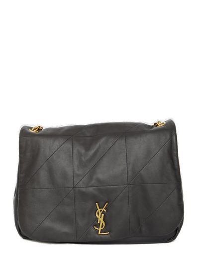 Saint Laurent Jamie 4.3 Leather Shoulder Bag In Black