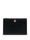THOM BROWNE SMALLE LEATHER DOCUMENT CASE