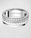 Boucheron 18kt Quatre Double White Edition Weissgoldring Mit Diamanten