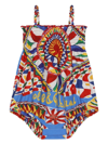 DOLCE & GABBANA CARRETO-PRINT SLEEVELESS SHORTIES