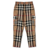 BURBERRY BURBERRY KIDS MIXED VINTAGE CHECK STRAIGHT LEG TROUSERS