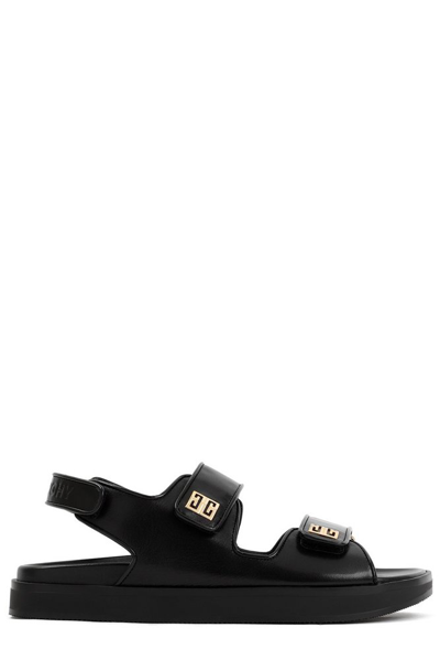 Givenchy 4g Strap Sandals In Black
