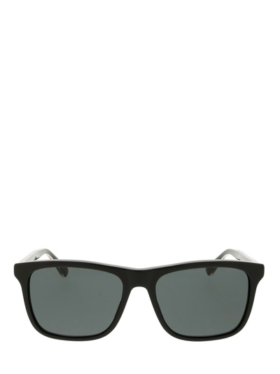 Gucci Eyewear Rectangle Frame Sunglasses In Black