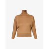 Max Mara Palos Turtleneck Sweater In Camel