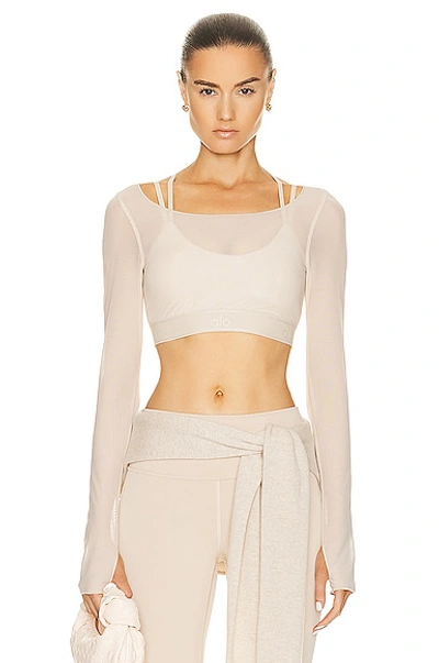 alo YOGA ドリームライト ロングスリーブ トップ M 70126749?w=400