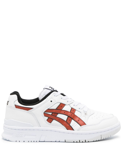 Asics Ex89 Sneakers In White Spice Latte