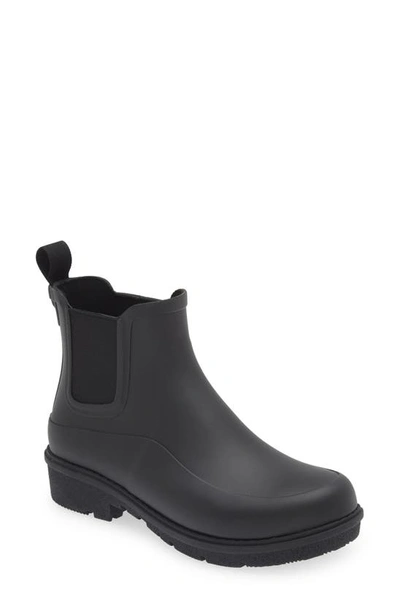 Fitflop Wonderwelly Waterproof Chelsea Boot In All Black