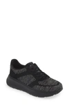 Fitflop F-mode Platform Sneaker In All Black