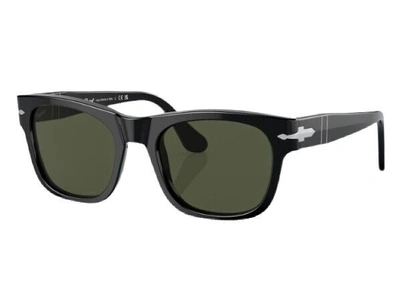 Pre-owned Persol Sunglasses Po3272s 95/58 53-20 Black Green Polarized