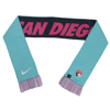 Nike San Diego Wave  Unisex Soccer Scarf In Blue