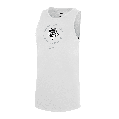 Nike Washington Spirit  Women's Dri-fit Soccer Tank Top In White