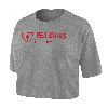 Nike Chicago Red Stars  Women's Dri-fit Soccer Cropped T-shirt In Grey