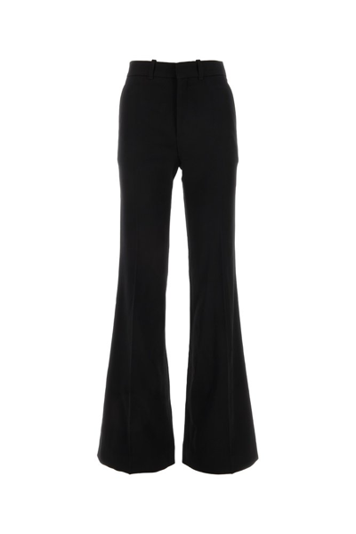 Chloé Tailored Flared Trousers In Black