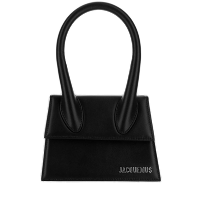 Jacquemus Le Chiquito Moyen Top Handle Bag In Black