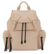 BURBERRY Logo leather backpack