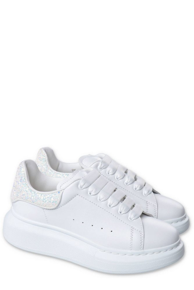 Alexander Mcqueen Kids Oversized Sneakers In White