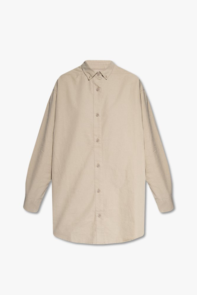 Essentials Fear Of God  Buttoned Shirt In Grey