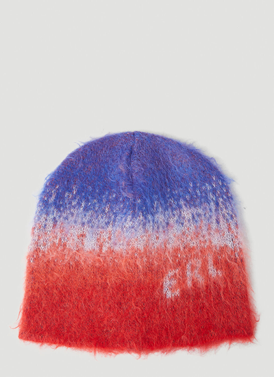 Erl Man Multicolor Hats In Blue