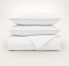 Boll & Branch Organic Quilt Set In White Airy Voile
