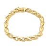 Pompeii3 Men's Solid 14k Yellow Gold 48.3 Gram 8 Mm Link Bracelet 8.5" In Multi