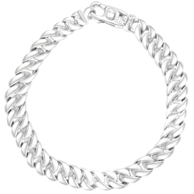 Pompeii3 Men's Cuban Link 14k Gold (61gram) Or Platinum (98gram) 9mm Bracelet 8.5" In Multi