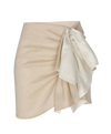 HEVRON Sela Skirt In Sand-Ivory