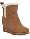 Ugg Malvella Womens Wool Slip On Wedge Boots In Multi