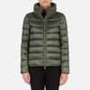 Save The Duck Mei Quilted-finish Padded Jacket In Green