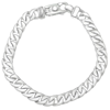 Pompeii3 Men's Curb Link 14k Gold (34gram) Or Platinum (55gram) 7.5mm Bracelet 8.5" In Multi