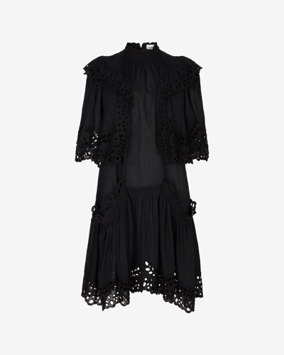 Isabel Marant Étoile Kayene Cotton Dress In Black