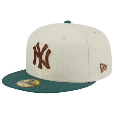 New Era Mens New York Yankees  Yankees 5950 Camp 16753 In White/green