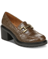 Zodiac Women's Gemma Hardware Lug Sole Loafers In Espresso Croco