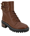 BCBGENERATION WOMEN'S CURTIS NARROW CALF COMBAT BOOT