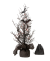 GLITZHOME 20" HALLOWEEN LIGHTED BATS TABLE TOP TREE