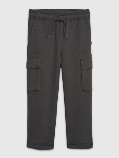 Gap Babies' Toddler Cargo Pull-on Pants In Soft Black