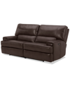 FURNITURE BINARDO 86" 2 PC ZERO GRAVITY LEATHER SECTIONAL WITH 2 POWER RECLINERS, CREATED FOR MACY'S