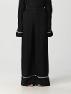 Off-white Off White Jacquard Pijama Pants In Black