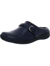 DAVID TATE ORION WOMENS LEATHER SLIP ON CLOGS