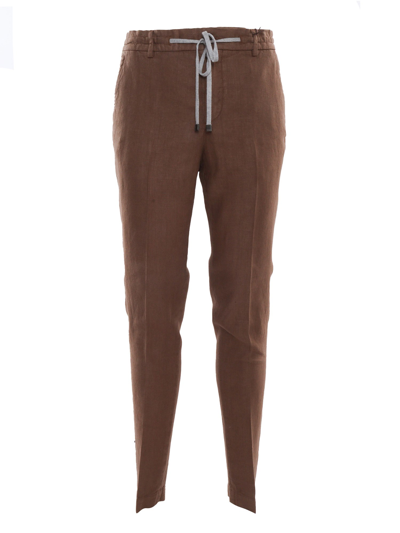 Peserico Mens Trousers In Beige