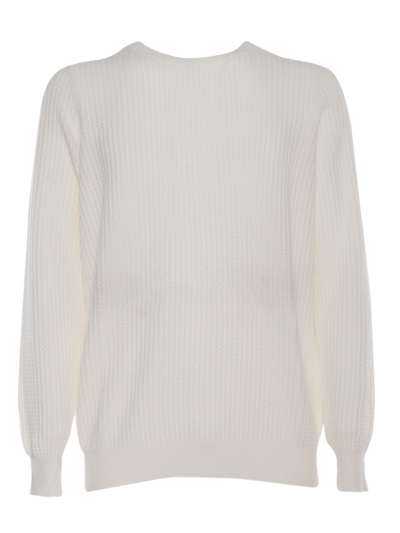 Peserico Long-sleeve Fine-knit Jumper In Neutral